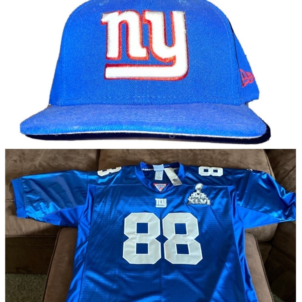 NY Giants 7 1/2 Fitted and Nicks Jersey size52